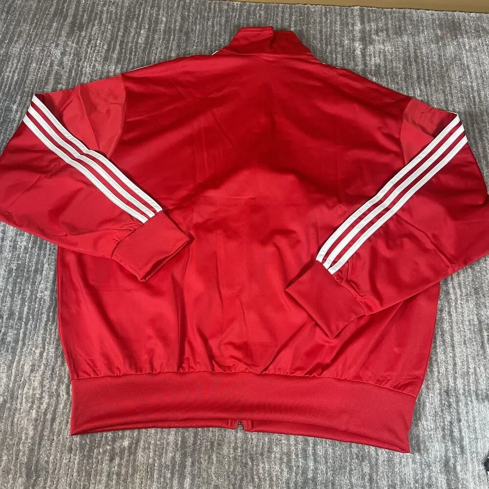 Adidas Originals Firebird Track Suit Mens XL Red 3-Stripes KD8307 KD8319